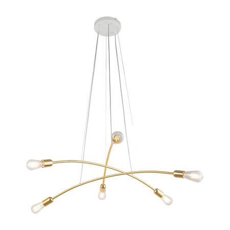Lampa wisząca HELIX GOLD 6xE27