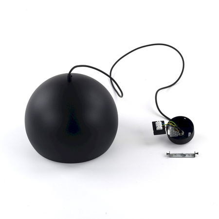 Lampa wisząca ZOE Black 1xE27 M