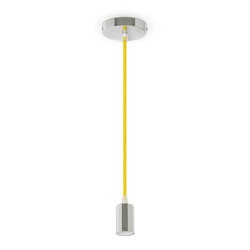 Oprawa Zwieszana V-TAC Chrom Metal Żółty przewód VT-7338-Y 5 Lat Gwarancji