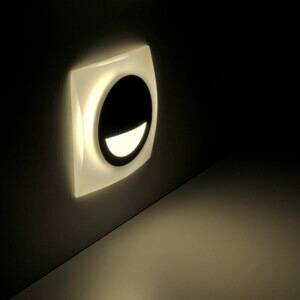 Lampa schodowo-elewacyjna LED Q5 kwadrat