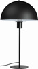 Lampka nocna stołowa metalowa czarna kopuła
