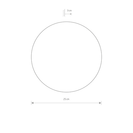 Nowodvorski Kinkiet RING LED M 10W 3000K czekoladowy 10352