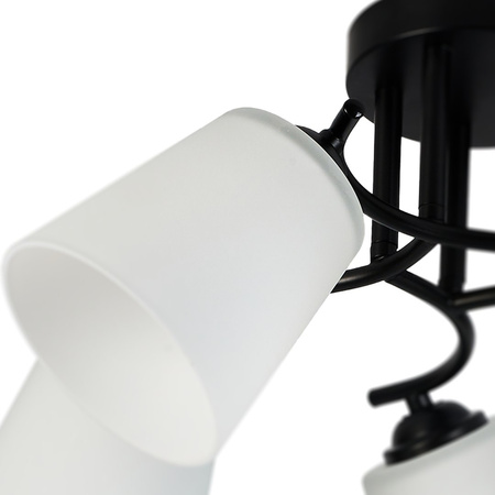 Lampa sufitowa Pafos Black 5xE27