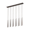 Tk Lighting PIANO BROWN lampa wisząca 12xG9