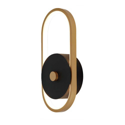 Kinkiet Ścienny V-TAC 15W LED Czarny+Stare Złoto IP54 VT-1191 3000K 1650lm