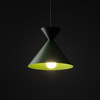 LAMPA WISZĄCA MATTEO PEAPOD GREEN 1XE27  S