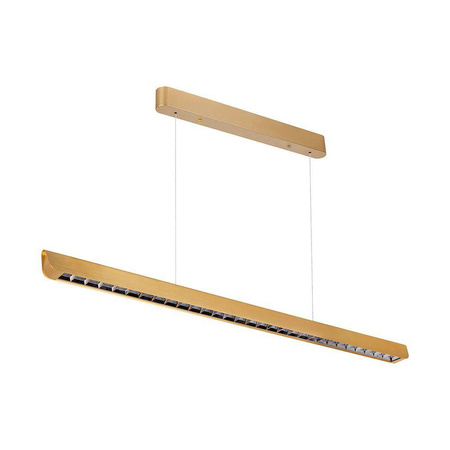 Oprawa V-TAC LED Linear SAMSUNG CHIP LIFUD Driver 36W 60st CCT Zwieszana 120cm Złoty MAT VT-7-36 3000K-4000K-6400K 2880lm 5 Lat Gwarancji