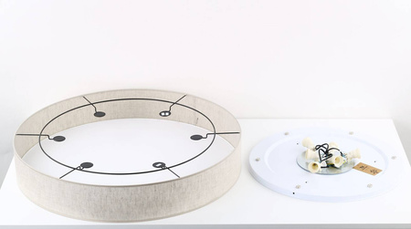 Lampa sufitowa RONDO Linen 6xE27 780