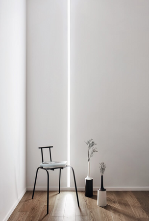 Profil do LED 3035-O architektoniczny srebrny anodowany Kluś 2m