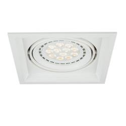 Oprawa OZZO VITO 221-WH AR111 kwadrat biała