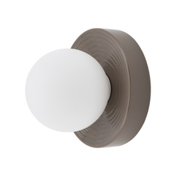 Kinkiet ceramiczny CLAY M 1xG9 brązowy Nowodvorski 11747