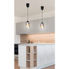 Lampa wisząca szklana czarna/dymiona Felis 31-00118