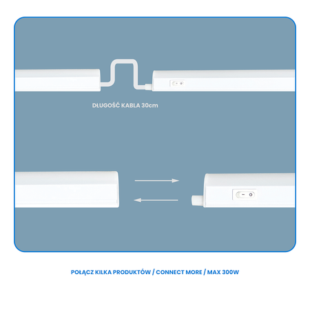 Listwa LED Vito T5 8W 4000K 60cm