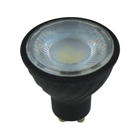 Żarówka LED GU10 3W zimna 6000K czarna