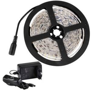 Zestaw: taśma LED 24V 2m IP65 4000K zasilacz, włącznik ON/OFF