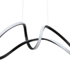 Lampa wisząca TESORO BLACK 48W LED czarny mat