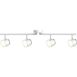 Lampa ścienno-sufitowa ruchoma LED KUBIK 4 Biała 3000K