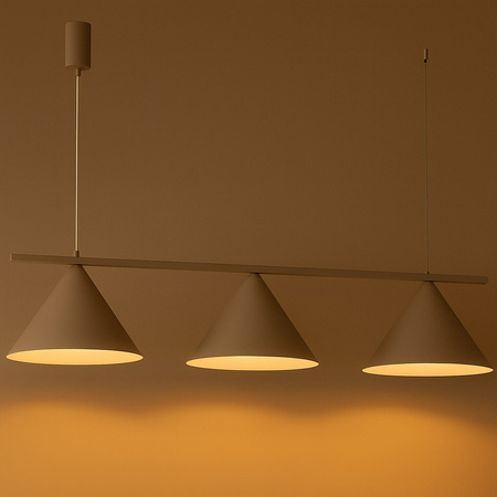Lampa wisząca CAPITAL TAUPE 3xGX53 Kaszmir