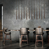 Tk Lighting PIANO BROWN lampa wisząca 12xG9