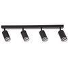 Lampa ścienno-sufitowa PARIS 4 GU10 Czarna