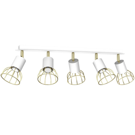 Lampa sufitowa DANTE White/Gold 5xGU10