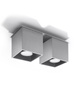 Plafon QUAD 2 szary