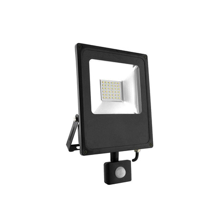 OPRAWA NAŚWIETLACZ LED RALF 50W Z CZUJKĄ PIR 6000K 2950lm czarny