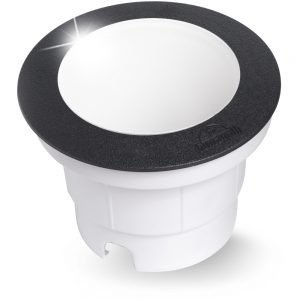 Oprawa najazdowa Led 7W czarna 160mm 4000K GX53 IP66