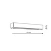 Kinkiet Ibros średni 1xLED CCT czarny IP44 
