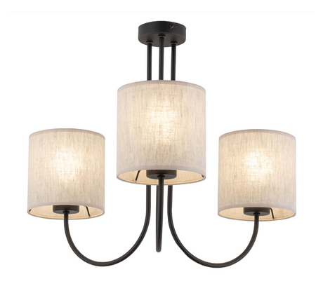 Lampa sufitowa TORENS NATURE 3xE27