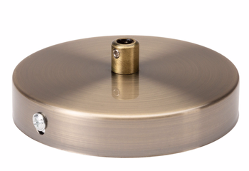 Rozeta Maskownica metalowa podsufitka okrągła patyna 10cm