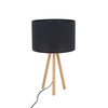 Lampka nocna TOKYO BLACK E27 Sosna