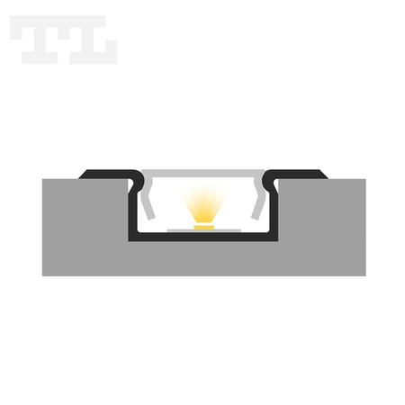 LED P6-2 Profil 1000 mm czarny lakierowany (nr kat 866212)