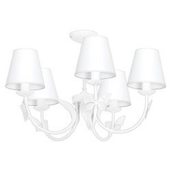 Żyrandol ALICE WHITE 5xE14