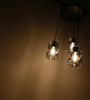 Lampa wisząca czarna/dymiona talerz 3xE27 Felis 33-00200