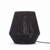 Lampa stołowa stojąca strunowa pleciona BOHO czarna