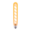 Żarówka LED filament  amber  T30 tubka E27  6W 2700K długa