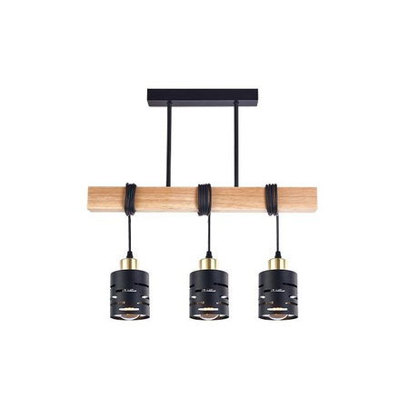 Lampa wisząca 3xE27 50cm  Elen czarna