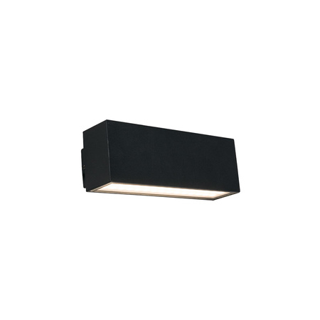 Nowodvorski Lampa ścienna zewnętrzna natynkowa czarna UNIT LED 