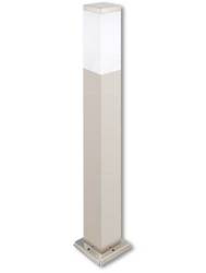 Lampa ogrodowa 1xE27 Havana stojąca 65cm srebrna