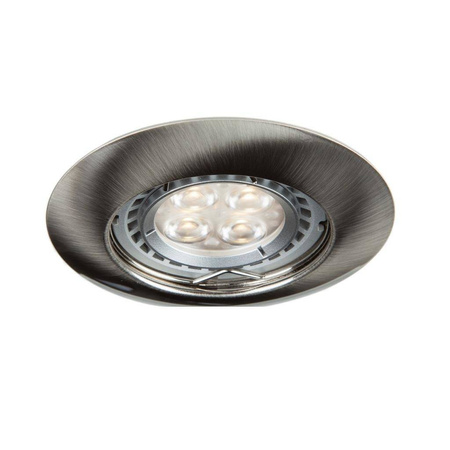 Oprawa OZZO DINA 111-SN okrągła stała metal satyna