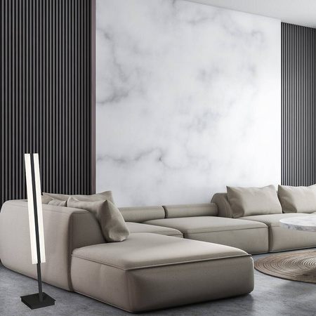 Panel led natynkowy czarny 60x30cm 36w 6000K