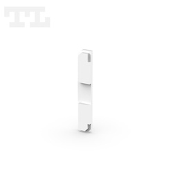 Komplet zaślepek bocznych białych P15-1 do osłonki C13 bez otworu (1 szt. lewa, 1 szt. prawa) (nr kat 7715106)