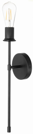Kinkiet metalowy Madrid Long czarny 1xE27