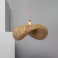 Naturalna lampa wisząca E27 Boho Kathu