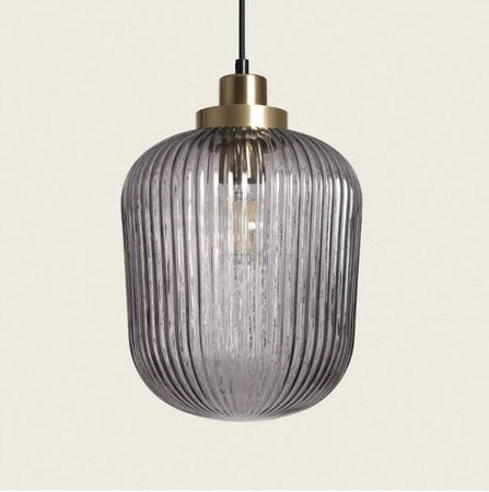Lampa Wisząca z Metalu i Szkła Windsor 1xE27