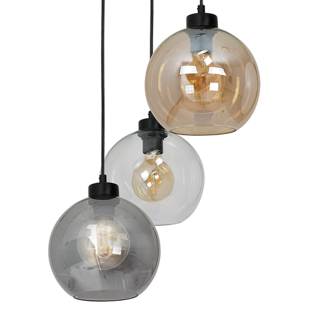 Lampa wisząca  szklana SOFIA MIX 3xE27