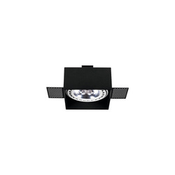 Nowodvorski Lampa punktowa podtynkowa czarna MOD PLUS