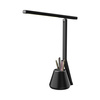 Lampka LED Cube z przybornikiem czarna