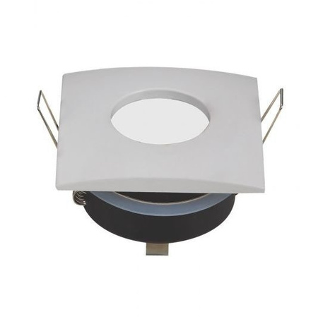 Oprawa wodoszczelna punktowa IP65 biała kwadratowa oczko